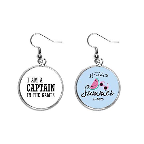 Pendientes de sandía colgantes y accesorios de moda para el lóbulo