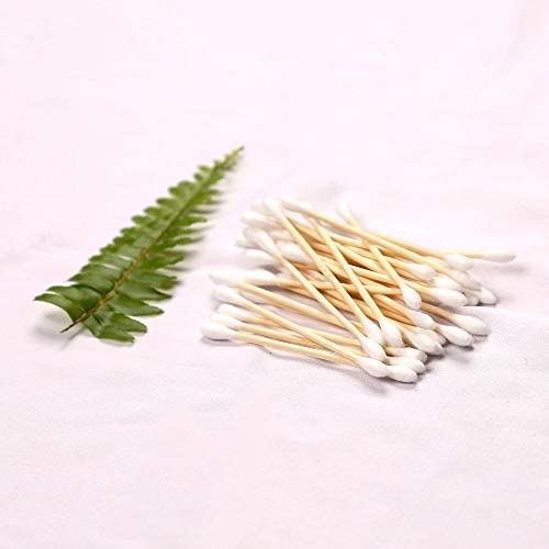 Bamboo Cotton Swabs Biodegradable & Organic Wooden Cotton Ear Buds