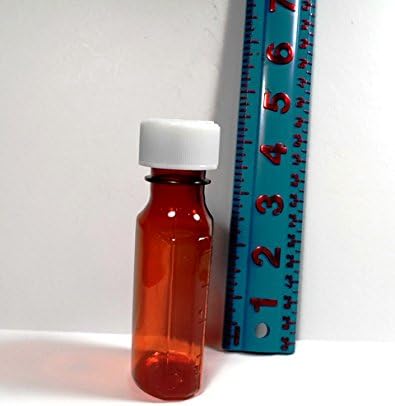 Graduated Oval 2 Ounce Amber RX Medicine Bottles w/Caps-Case of 200-Pharmaceutical Grade-The Ones We Sell to Pharmacies, Physicians, Labs, Hospitals