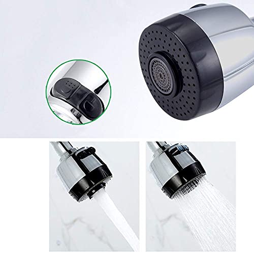 Robinet mural SUS d'excellence en acier inoxydable à double trou et eau horizontale - 7