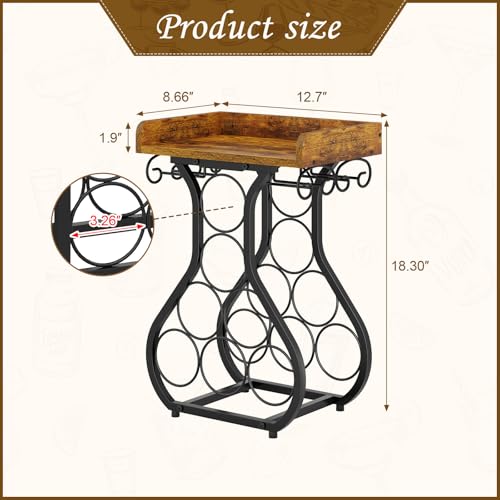 Soporte para botellas de vino X-cosrack de mesa pequeño miniatura 4