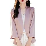 Matière : Ce blazer élégant pour femme est confectionné en polyester, à la texture fine, au toucher agréable, respirant et résistant à l'usure, offrant une coupe confortable et une coupe ajustée. Ce blazer s'adapte à toutes les morphologies et peut être assorti à des robes, des jupes et des pantalons, vous permettant de rester à l'aise tout en étant à la mode, noble et élégante.