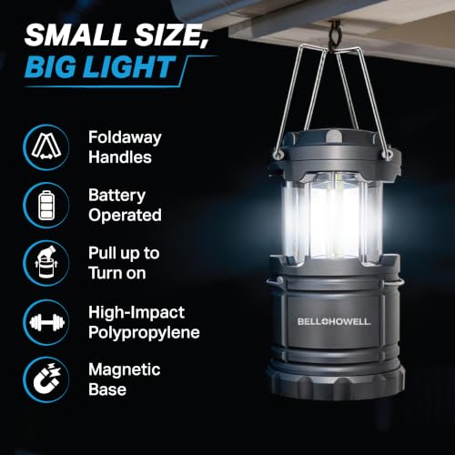 TACLIGHT Multipurpose Camping Lanterns, 4 Pack, Battery Powered - Image 4