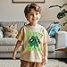Chipeler Boys St. Patrick's Day Shirt Toddler Shamrock Clover Clover Glasses Wee Little Hooligan Short Sleeve T-Shirt Kids Beige Cotton Top 3T