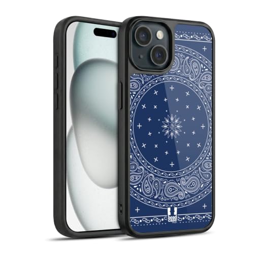 Coque iPhone 15 antichoc militaire motif bandana