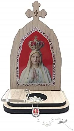 Capela Com Porta Intenções E Terço Nossa Senhora De Fátima