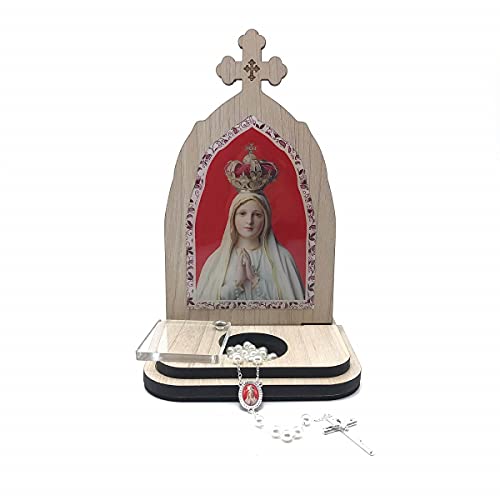 Capela Com Porta Intenções E Terço Nossa Senhora De Fátima