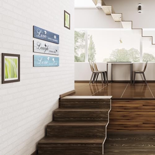 3 Pcs Rustic Wood Sign Wall Decor