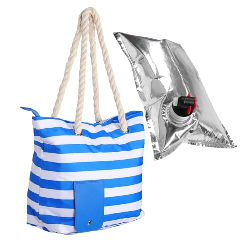 COLLBATH 1 Juego Aislante Portátil Bebidas con Compartimento Aislado Camping Picnics Aire