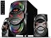 Boytone BT-326F, 2.1 Bluetooth Powerful Home Theater Speaker System, with FM Radio, SD USB Ports, Digital Playback, 40 Watts, Disco Lights, Full Function Remote Control, for Smartphone, Tablet.