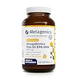 Metagenics OmegaGenics EPA-DHA 500 - High Potency Fish Oil Supplement for Cardiovascular Health* - Sustainably Sourced & Purity Tested - Non-GMO & Gluten-Free - 120 Softgels
