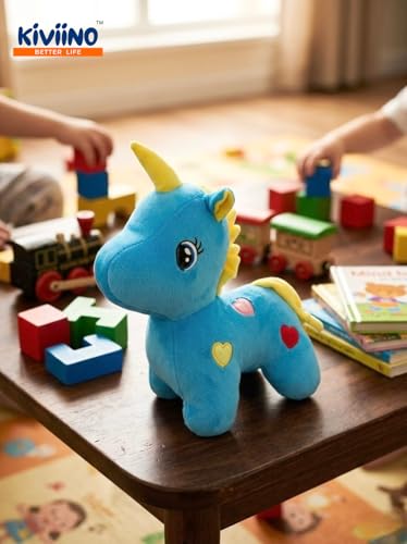 Image of Unicorn Magic Plush Soft Toy 35cm | Super Soft Stuffed Animal for Kids | Animal Soft Toy Cuddle Companion | Perfect Birthday & Baby Gift for Girls & Boys