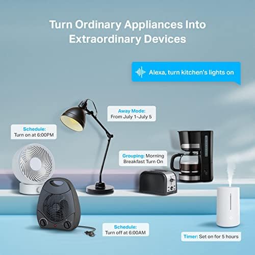 TP‑Link Kasa Smart Plug Mini 15A 4‑Pack