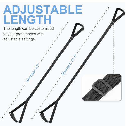 rigid leg lifter for after knee surgery extra long leg lifters for elderly adjustable leg lifter strap for after hip replacement limited mobility foot lifter aid for bed car wheelchair