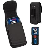 Covthch レーザーメジャーケース Bosch GLM100-23 /Bosch GLM165-40 /Bosch GLM165-25G /MiLESEEY D5-70m /DTAPE DT50 /Huepar BLM-100G 距離計 ホルスターポーチ レーザーメジャーケース メタルクリップ付き