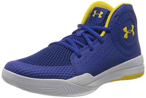 Under Armour Grade School Jet 2019, Zapatillas de básquetbol Unisex Adulto, Royal/Blanco/Taxi (406), 40 EU