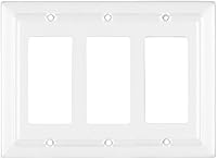 Vista 13 de Monarch Abode Placa de pared basculante de 4 segmentos, placa de pared decorativa para interruptor de metal, placa decorativa para interruptor