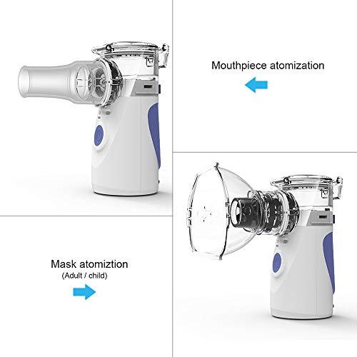 Personal Cool Mist Steam Inhaler, Portable Atomizer Hydrating Mist, Handheld Steam Atomizer for Home Office Daily Use - Thumbnail 3
