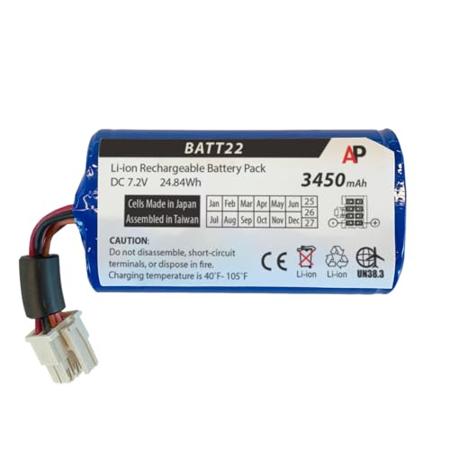 Artisan Power Replacement Battery for Welch Allyn/Batex Connex Spot Monitor | 3450 mAh | Li-Ion Rechargable Battery | Made in Japan Cells | Replaces Part Number BATT22