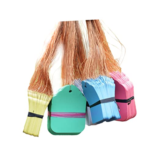 CIYODO Hanging Tags for Garden 500pcs Waterproof Labels Plastic Tags with Straps Green Hang for Flowerpot