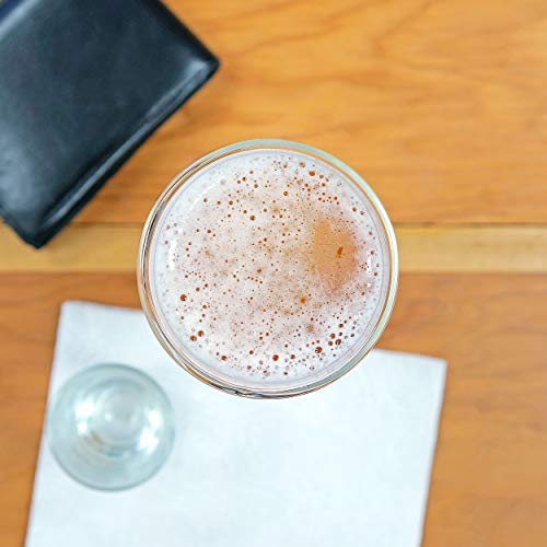 Fairly Odd Novelties Upside Down Beer Double Wall Glass Bottle Mug, Get Your Hops Upside Down!,Clear,7,Fon-10030-Alt1 #TOP4