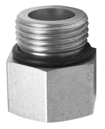 Image of Parker 6-1 /4 F5OG-S SAE Adapter 9 /16-18 ORB Male X 1 /4 NPTF Female STL