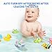 Baby Bath Thermometer, Digital Water Temperature Thermometers with 3 Color Backlit and Temperature Warning, Safety Bath Tube Thermometer Floating Toy for Infant, Toddler