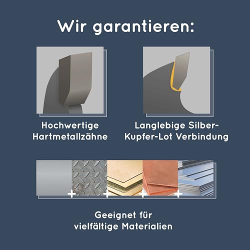 WELLERWERKZEUGE I Profi INOXCUT Sägeblatt 216x30mm Kreissägeblatt Kappsäge für Stahl Edelstahl und NE Metalle