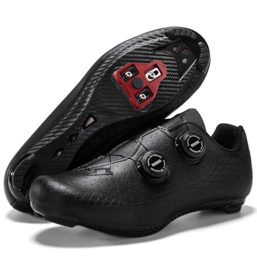 GKVUOG Zapatos Ciclismo para Hombre Compatibles Delta Look Pedal