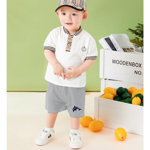 loyboon Baby Junge Baumwolle Shorts-Unisex Kleinkind Baby Sommer Kurze Hosen für Jungen Kinder Sommer Kleidung,6er-Set Multi-Packs 1-5 Jahre