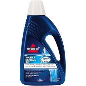 BISSELL Wash & Remove OXY Formule | Voor gebruik met alle toonaangevende rechtopstaande tapijtreinigers | Met OXY Action | 1265E
