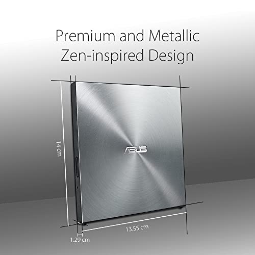 ASUS SDRW-08U5S-U Graveur DVD Externe Argenté