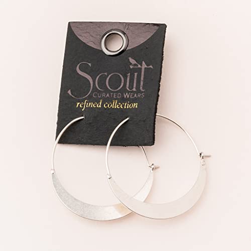 Scout Curated Wears - Refined Earring Collection - Crescent Hoop/Gold Vermeil2