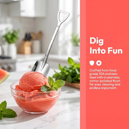 Miniatura 3 de 8 Cucharas De Sandía De Acero Inoxidable, Cuchara De Frutas Y Cucharas De Postre, Utensilios De Cocina De Grado 304, Aptas Para Lavavajillas Y Resistentes Al Deslustre
