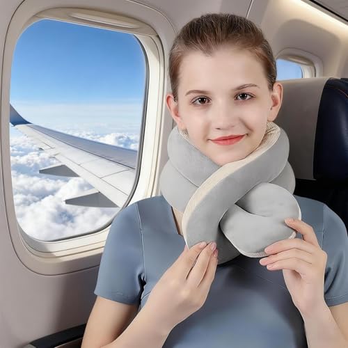 Oreiller de cou pour voyage contre les douleurs cervicales