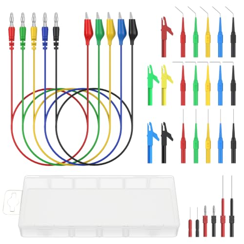 BOBOVAV 32 en 1 Câbles de Multimètre avec Sondes de Multimètre,40cm,5A – vue 7