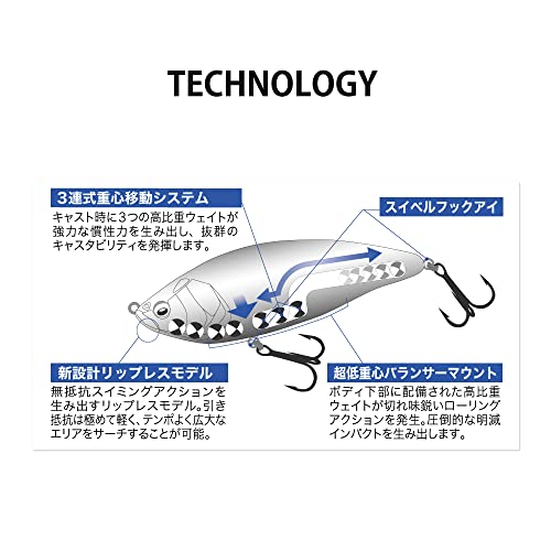メガバス KONOSIRUS SWIMMER(F) ゴーストライムチャートヘッド 4枚目