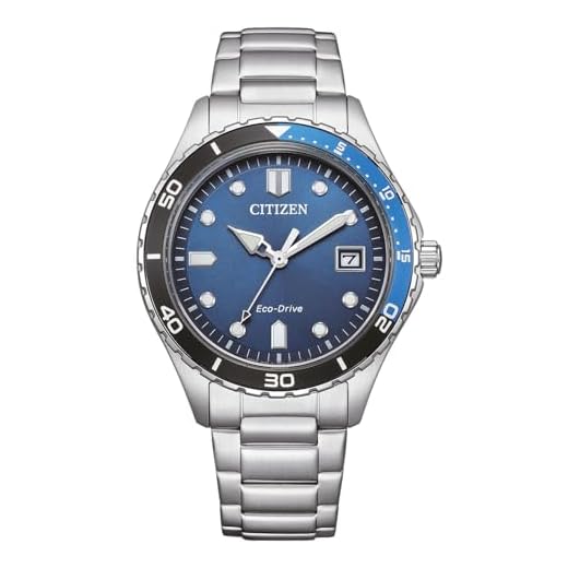 Citizen Men Analogue Eco-Drive Watch with Stainless Steel Strap AW1821-89L