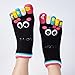 Toe Separated Socks Cotton Full Finger Toe Socks for Women And Kids Crazy socks