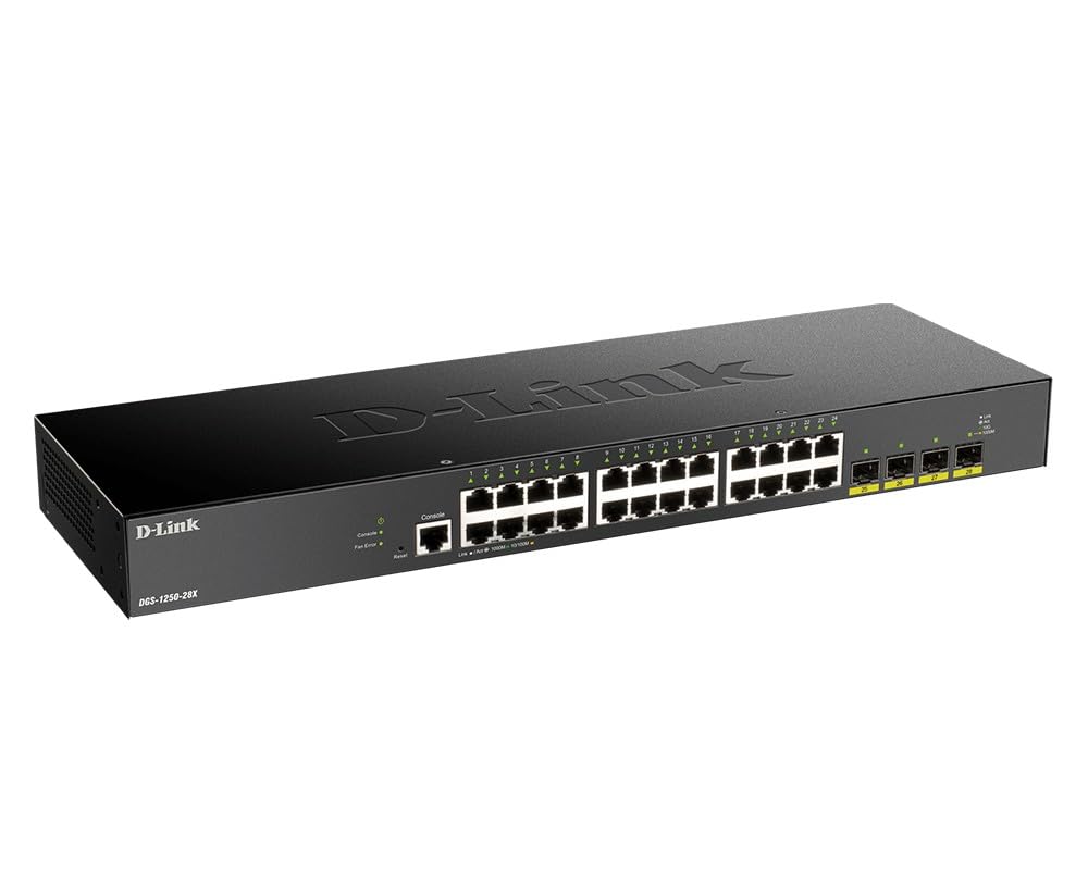 D-Link 28-Port 10-Gigabit Smart Managed Switch