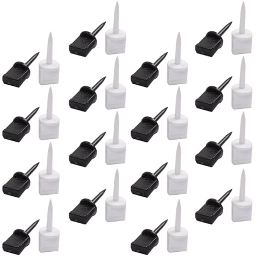 CLISPEED 30 piezas de fijación de papel ligero para tiro con arco y clavos portátiles prácticos para actividades al aire libre, amantes de las actividades al aire libre, accesorios de tiro al blanco