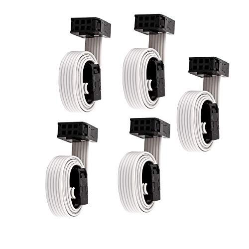 Aexit Paquete 5 Conectores Hembra Planos 6 Pines 2.54mm miniatura 1