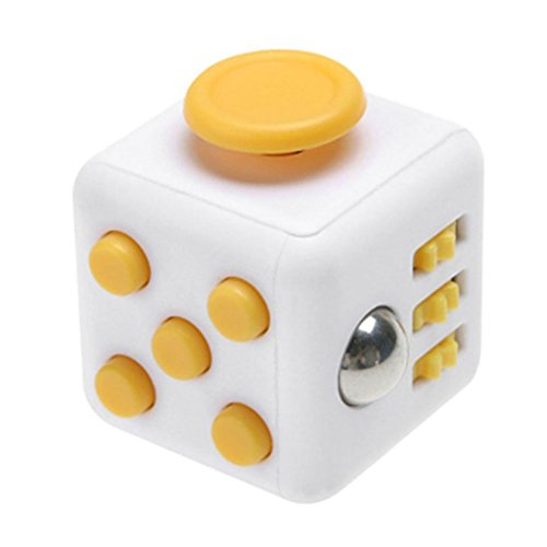 Enjoy Juyi Fidget cubo Alivia el estrés y ansiedad para niños y adultos (Gray)