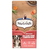 Nutrish Rachael Ray Adult Dry Dog Food Real Salmon, Veggies & Brown Rice Recipe, 4.5 lb. Bag