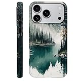 SEized Case Compatible with iPhone 17 Pro,Mountain Forest Landscape Phone Case Dual-Layer Hard Shell Cover for Girl Women Boy Men