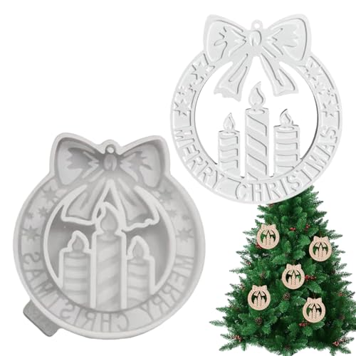 Moldes De Silicona Para Fiestas,Decoración del Hogar de Corona de Silicona 3D,Moldes De Colgantes De Resina Epoxi   para Fondant Fiestas Navideñas Cumpleaños Bodas Salón Dormitorio Cocina Vent