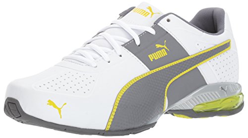 Puma Men's Cell Surin 2 Sneaker, White-Quiet Shade-Nrgy Yellow, 12 M US