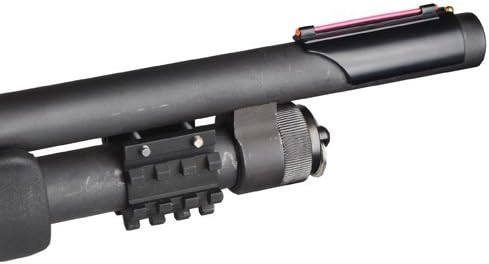 Miniatura 3 de Ultimate Arms Gear 1220 CalibreEscopeta Brillante Línea Roja Llanura Barril Frontal Fibra Óptica Vista Mossberg 500535590835Maverick 88 Bomba Acción