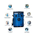 Convertible Cooler Backpack with Dry Storage by JustinCASE | Waterproof Travel Cooler Bag for Drinks, Clothes & Trips - Image 2
