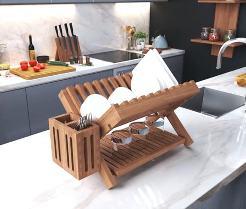 Image of Manada Teak Dish Rack